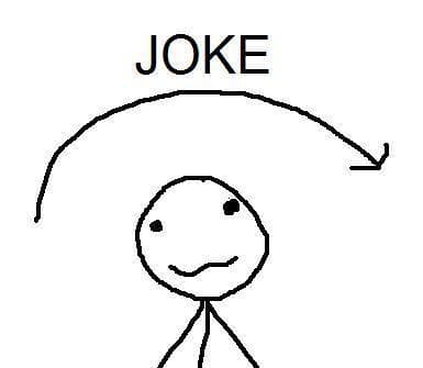 Whoosh / You Missed the Joke meme template - Whoosh