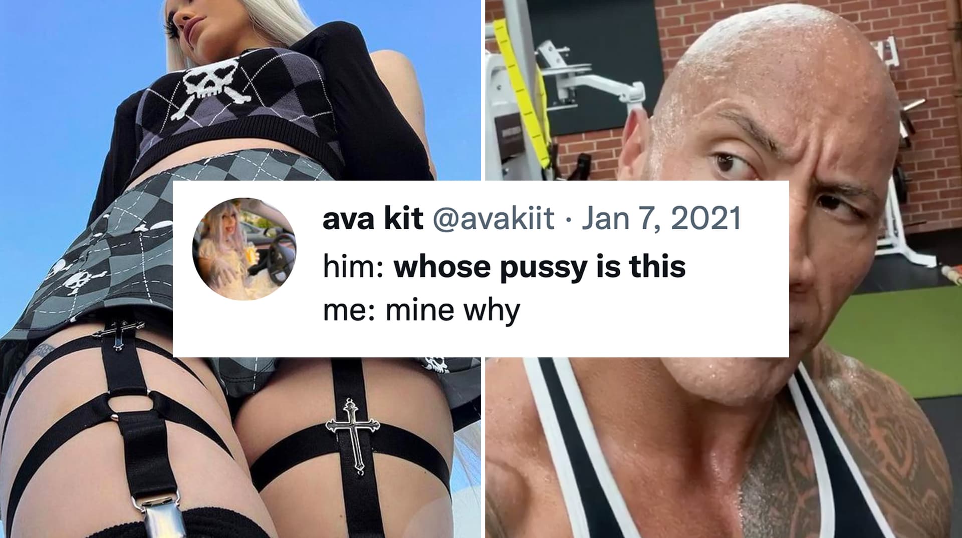 Whose Pussy Is This? meme template - Whose Pussy Is This