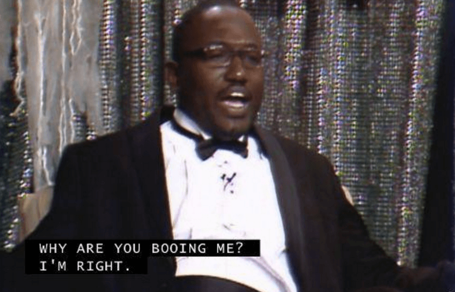 Why Are You Booing Me? I'm Right meme template - Why Are You Booing Me