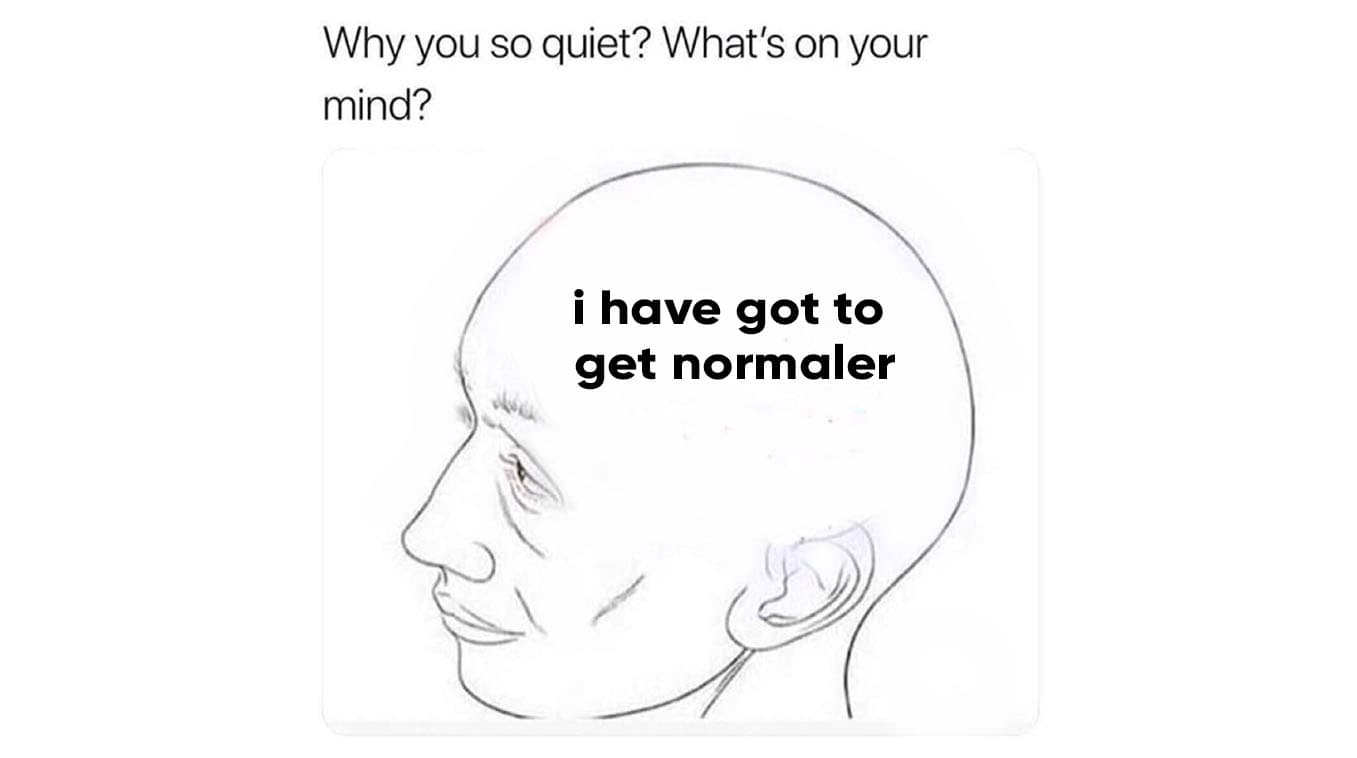 Why You So Quiet? What's On Your Mind? meme template - Why You So Quiet