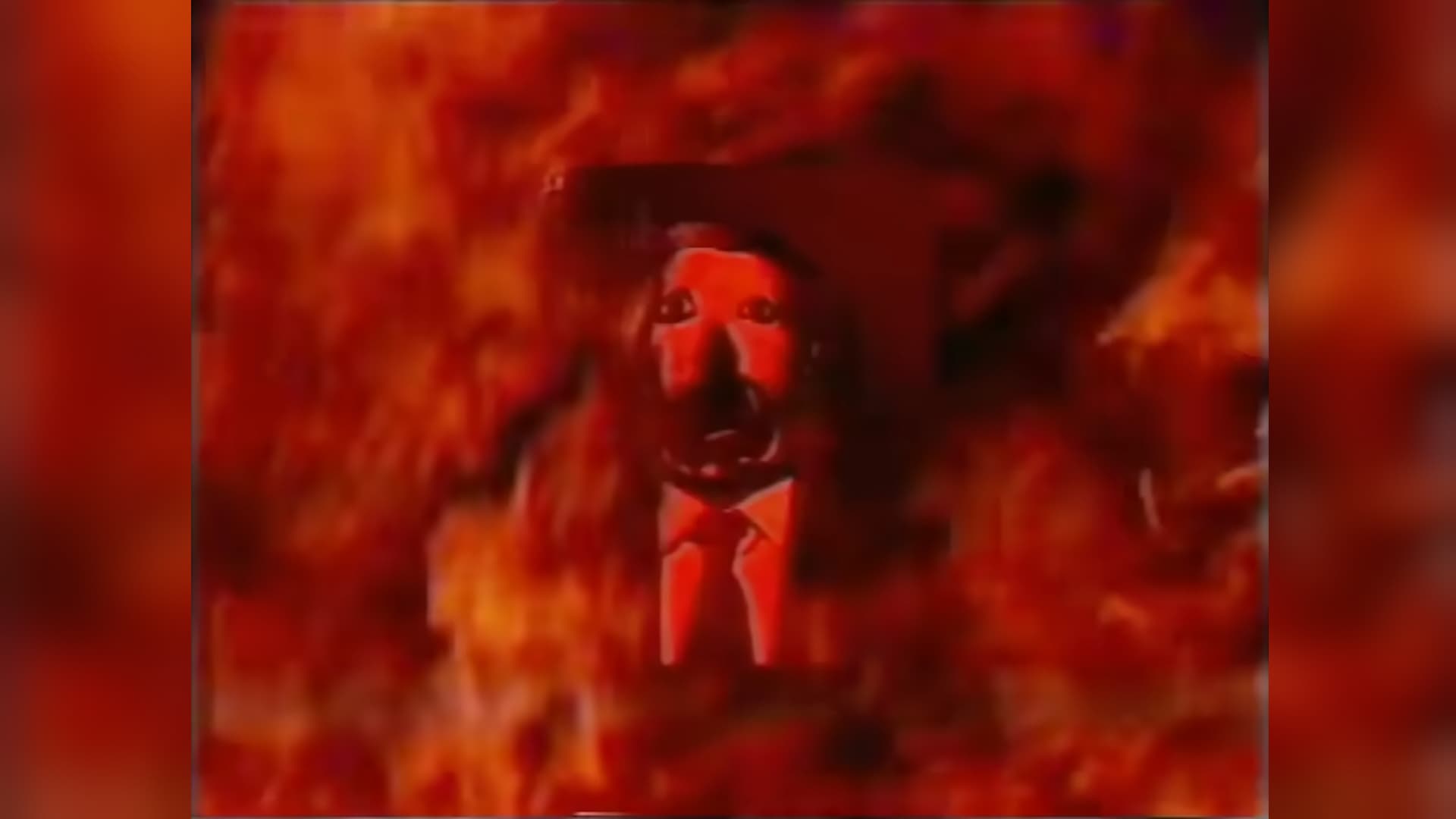 William Afton Burning in Hell meme template - William Afton Burning