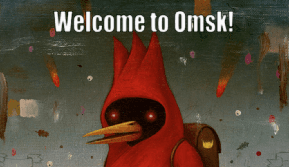 Winged Doom / Welcome to Omsk! meme template - Winged Doom