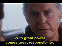 With Great Power Comes Great Responsibility meme template - With Great Power Comes Great Responsibility