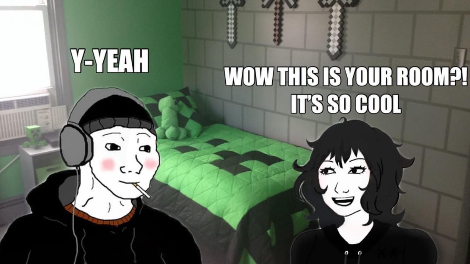 Wow This Is Your Room? meme template - Wow This Is Your Room