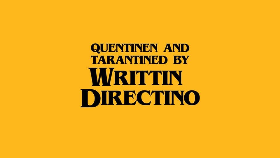Written and Directed by Quentin Tarantino / Tarantino's Foot Fetish meme template - Quentin Tarantino