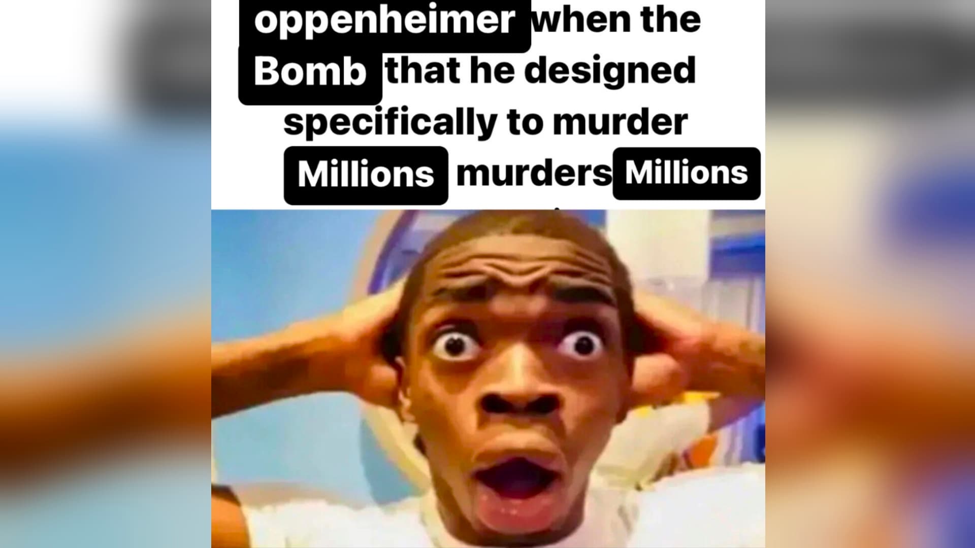 X When the Thing He Designed Specifically Does Its Job meme template - X When the Thing He Designed