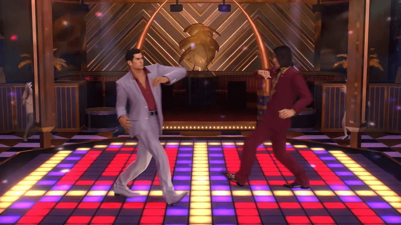 Yakuza Disco Minigame / Friday Night meme template - Yakuza Disco