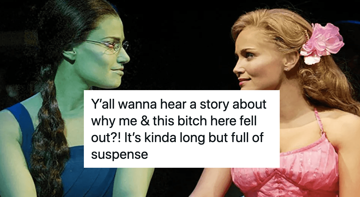 Y’all Wanna Hear A Story About Why Me & This Bitch Here Fell Out?! meme template - Zola Twitter