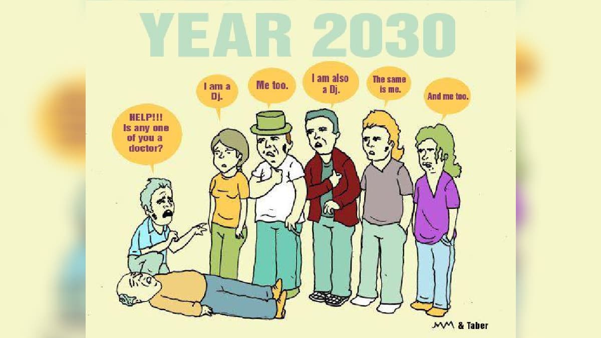 Year 2030 / Is Any One Of You a Doctor meme template - Year 2030 Doctor