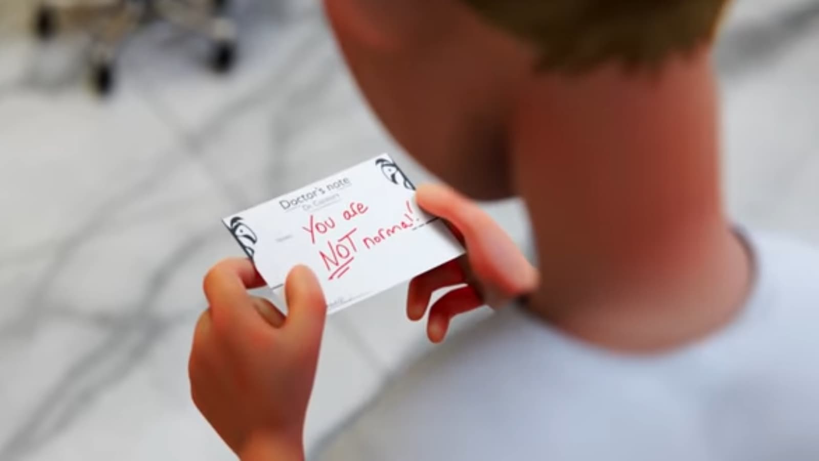 You Are Not Normal meme template - You Are Not Normal