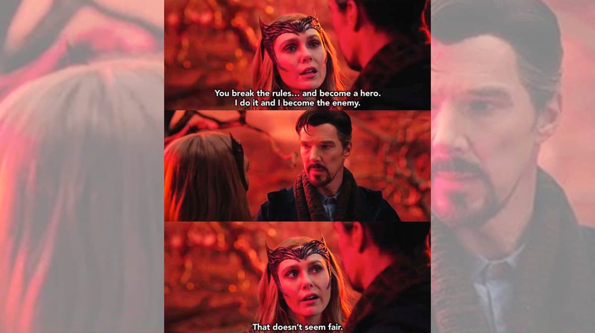 You Break The Rules And Become The Hero / That Doesn't Seem Fair meme template - That Doesn't Seem Fair