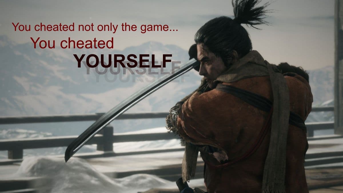 You Cheated Not Only the Game, But Yourself meme template - You Cheated Not Only the Game