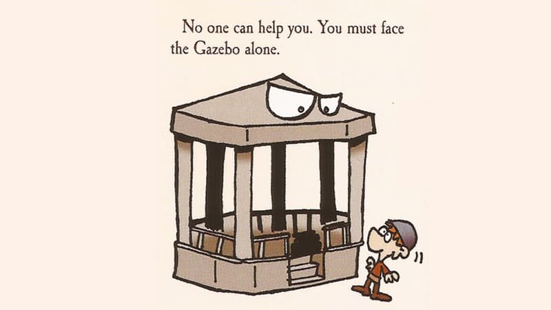 You Must Face the Gazebo Alone meme template - You Must Face the Gazebo Alone