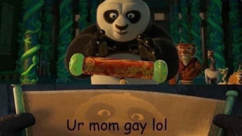 You're Mom Gay meme template - You're Mom Gay