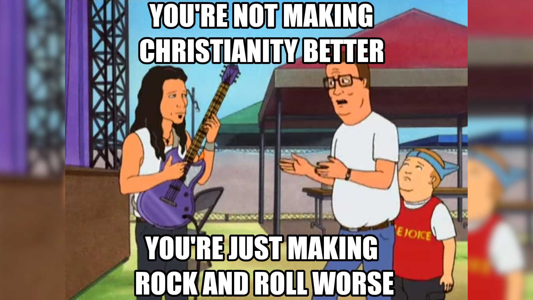 You're Not Making X Better, You're Just Making Y Worse meme template - You're Not Making X Better